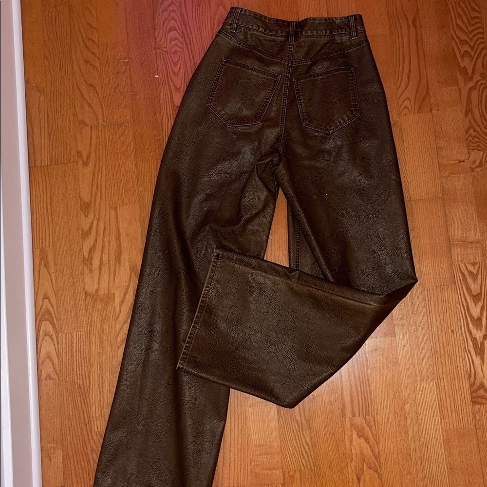 AFRM faux leather street wear matching set size small - Picture 6 of 6
